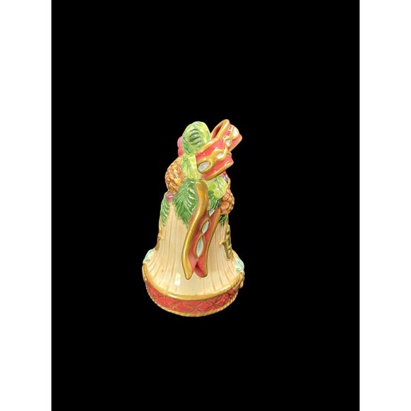 Fitz And Floyd Collector's Series Bells Florentine Christmas Annual Bell 1998 Ed - Picture 7 of 9